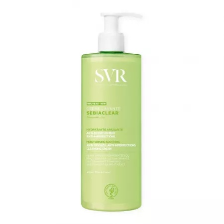 Crema de curatare hidratanta Sebiaclear, 400ml, SVR