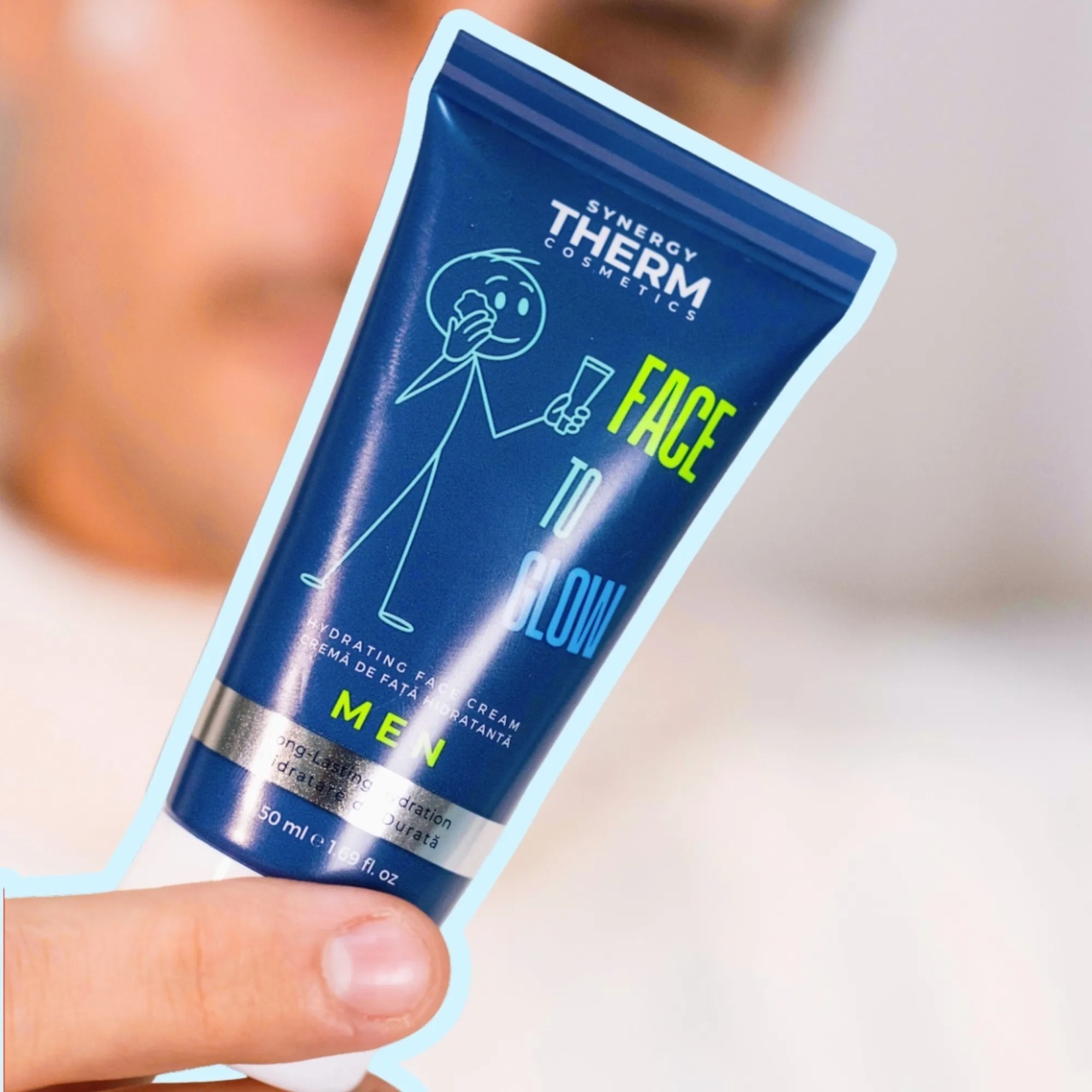 Crema de fata hidratanta Men Face to Glow, 50ml, Synergy Therm