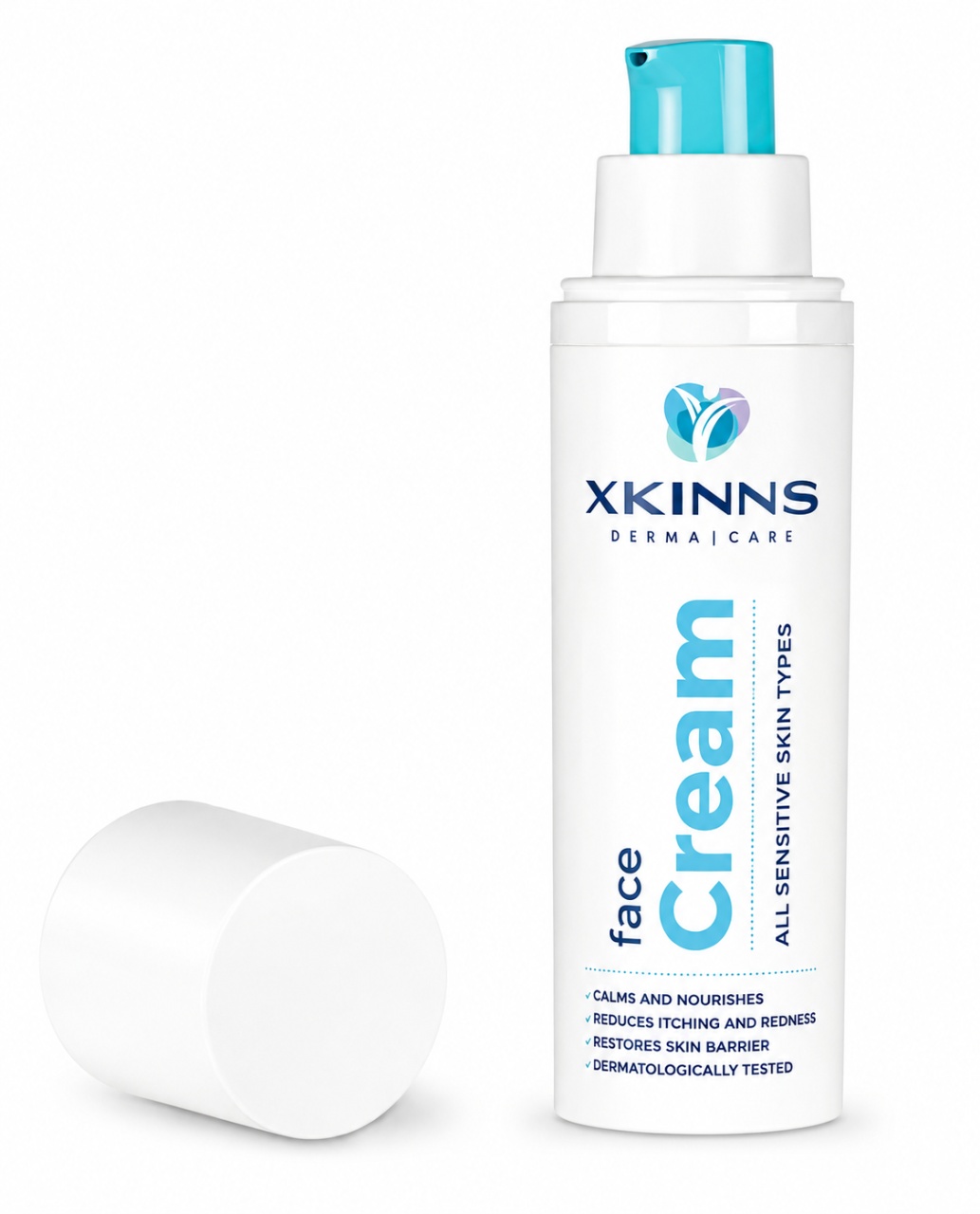 Cremă de față hidratantă pentru ten sensibil, 50 ML