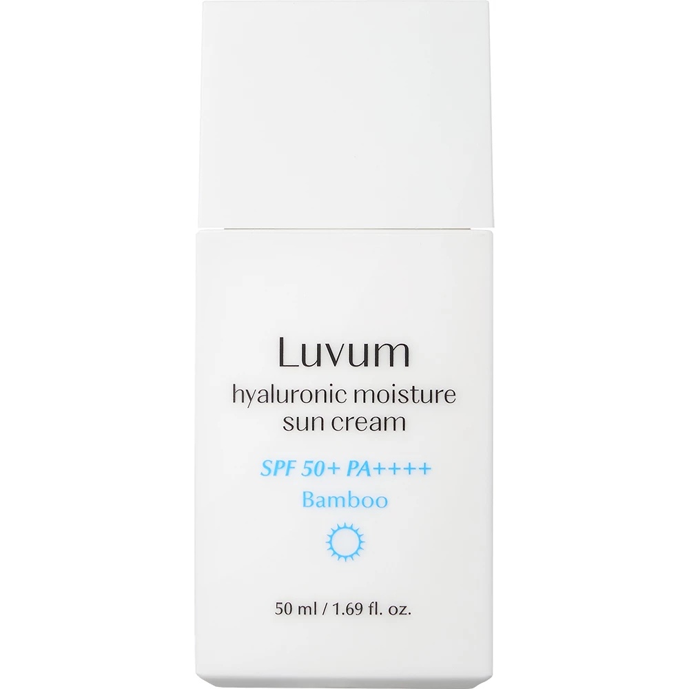 Crema de fata SPF50+ PA++++ hidratare intensa Hyaluronic Moisture Bamboo Sun, 50ml, Luvum