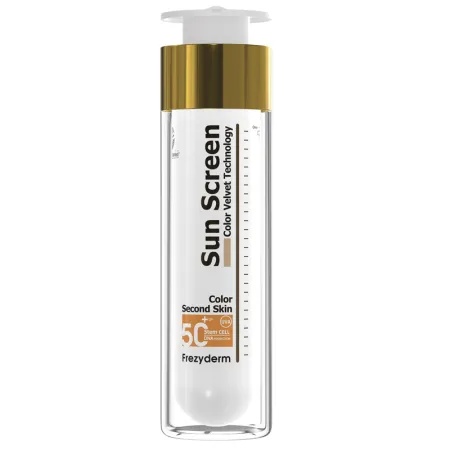 Crema de fata Sun Screen Color Velvet SPF50+, 50ml, FrezyDerm