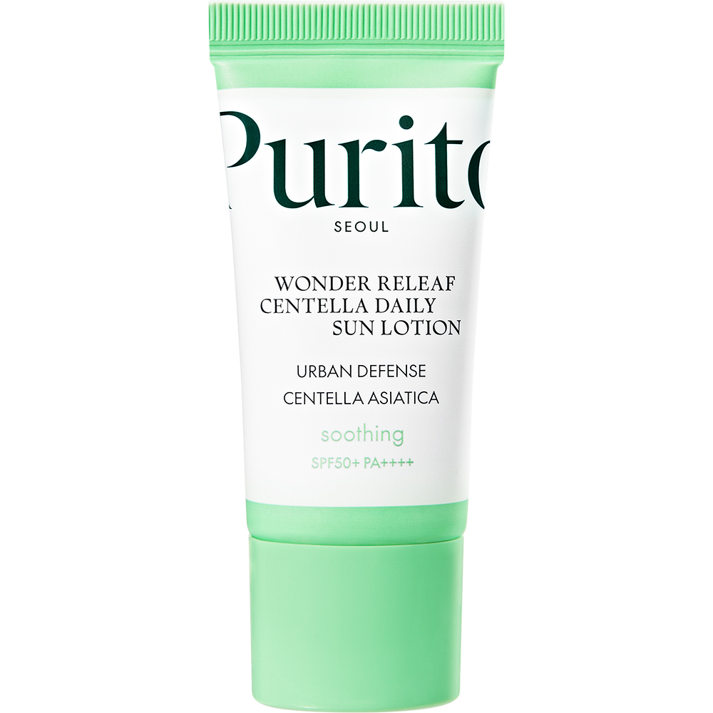 Crema de fata Wonder Releaf Centella Daily Sun Lotion Mini SPF 50+ PA++++, 15ml, Purito