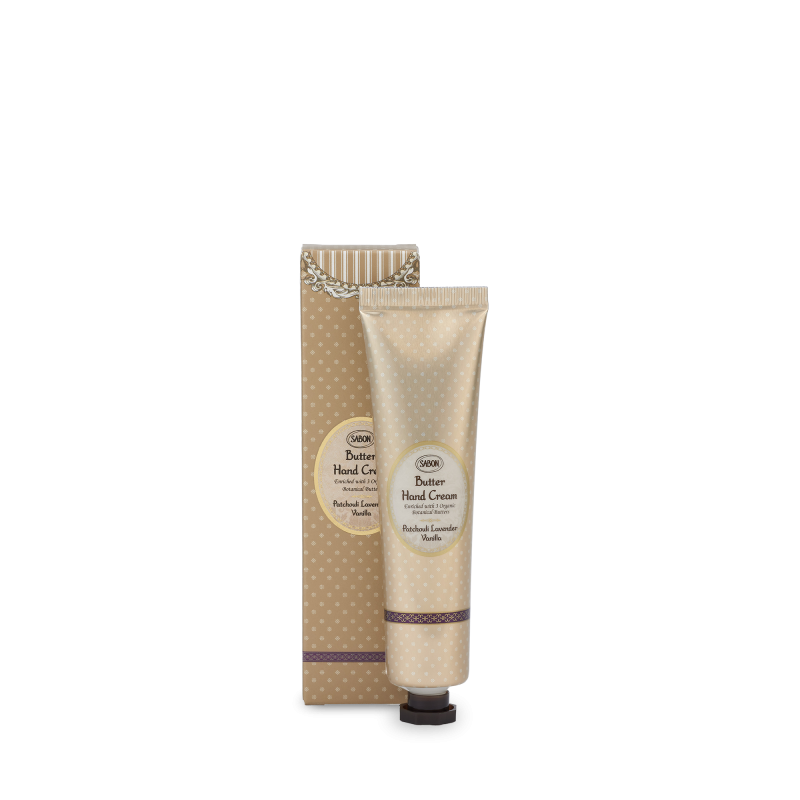 Crema de maini Patchouli Lavander Vanilla, 30ml, Sabon