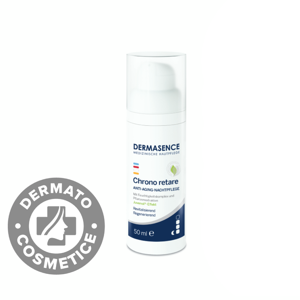 Crema de noapte anti-aging regeneratoare pentru ten matur Chrono Retare 50+, 50ml, Dermasence