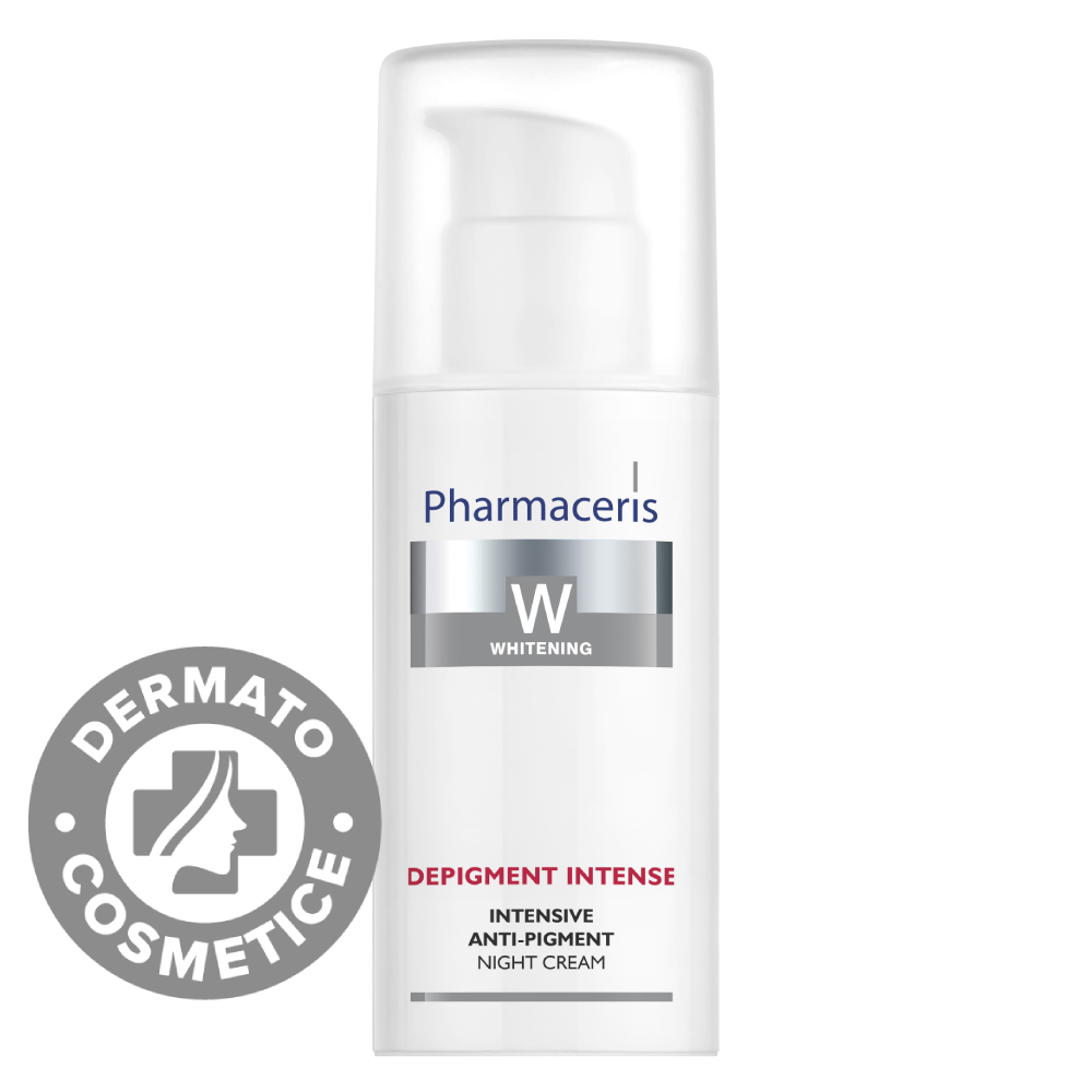 Crema de noapte anti-pigment cu efect de iluminare W, 50ml, Pharmaceris