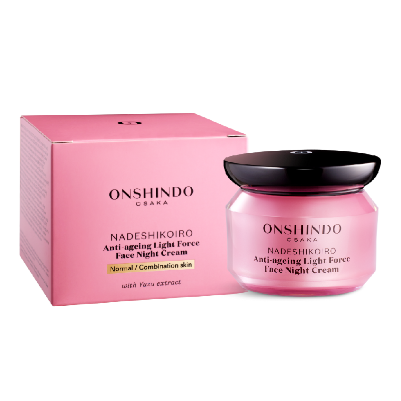 Crema de noapte antirid cu extract de Yuzu, Light Force, 50 ml, Onshindo Osaka
