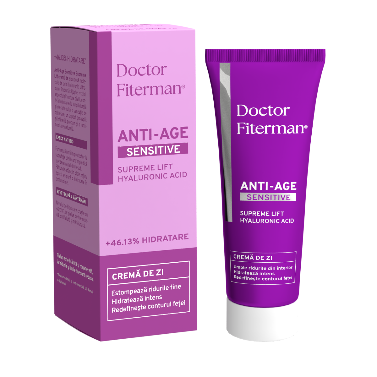 Crema de zi Anti-Age Supreme Lift Sensitive, 50ml, Doctor Fiterman