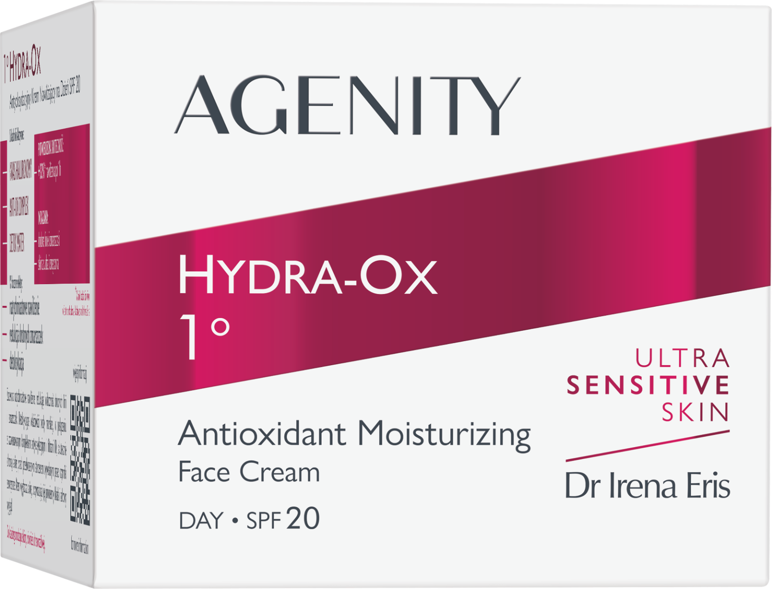 Crema de zi hidratanta antioxidanta Hydra-Ox 1 SPF20, 50ml, Agenity