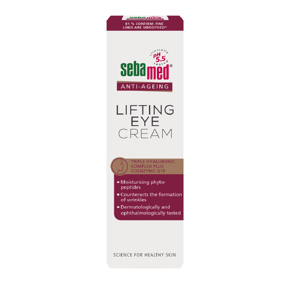 Crema dermatologica contur de ochi cu Q10, Anti-Ageing Lifting, 15 ml, Sebamed