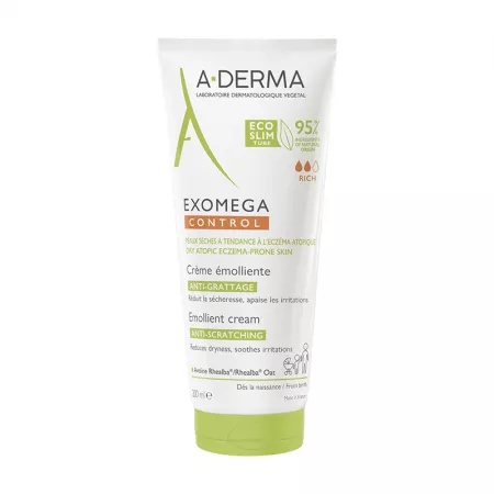 Crema emolienta Exomega Control, 200ml, A-Derma