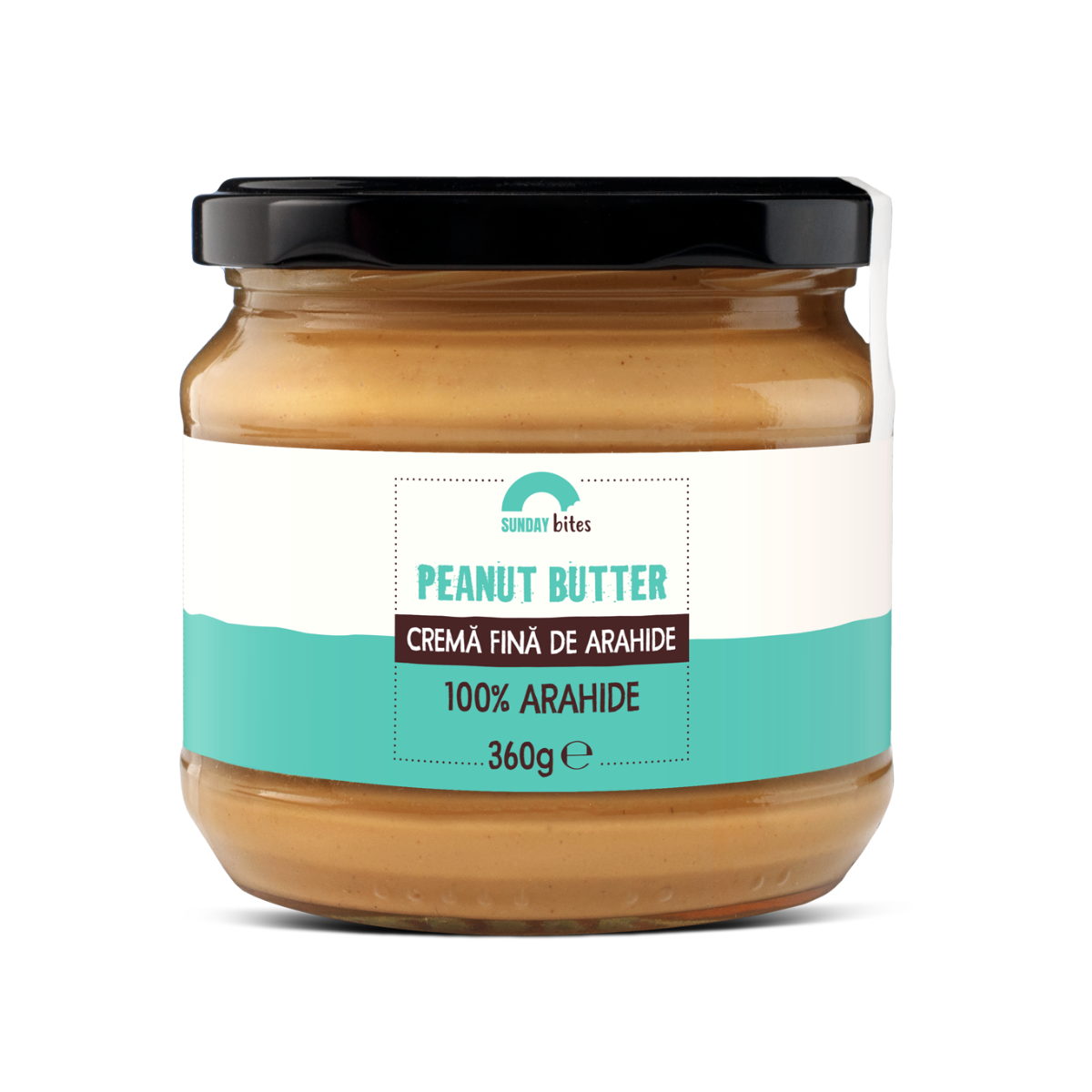 Crema fina de arahide, 360g, Sunday Bites