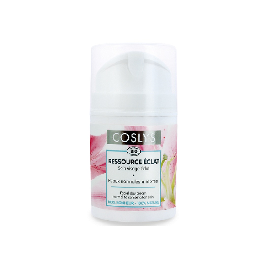 Crema hidratanta bio de zi si noapte pentru ten normal si mixt cu extract de crin, 50ml, Coslys