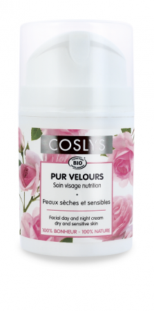Crema hidratanta bio de zi si noapte pentru ten uscat si sensibil cu trandafiri, 50ml, Coslys