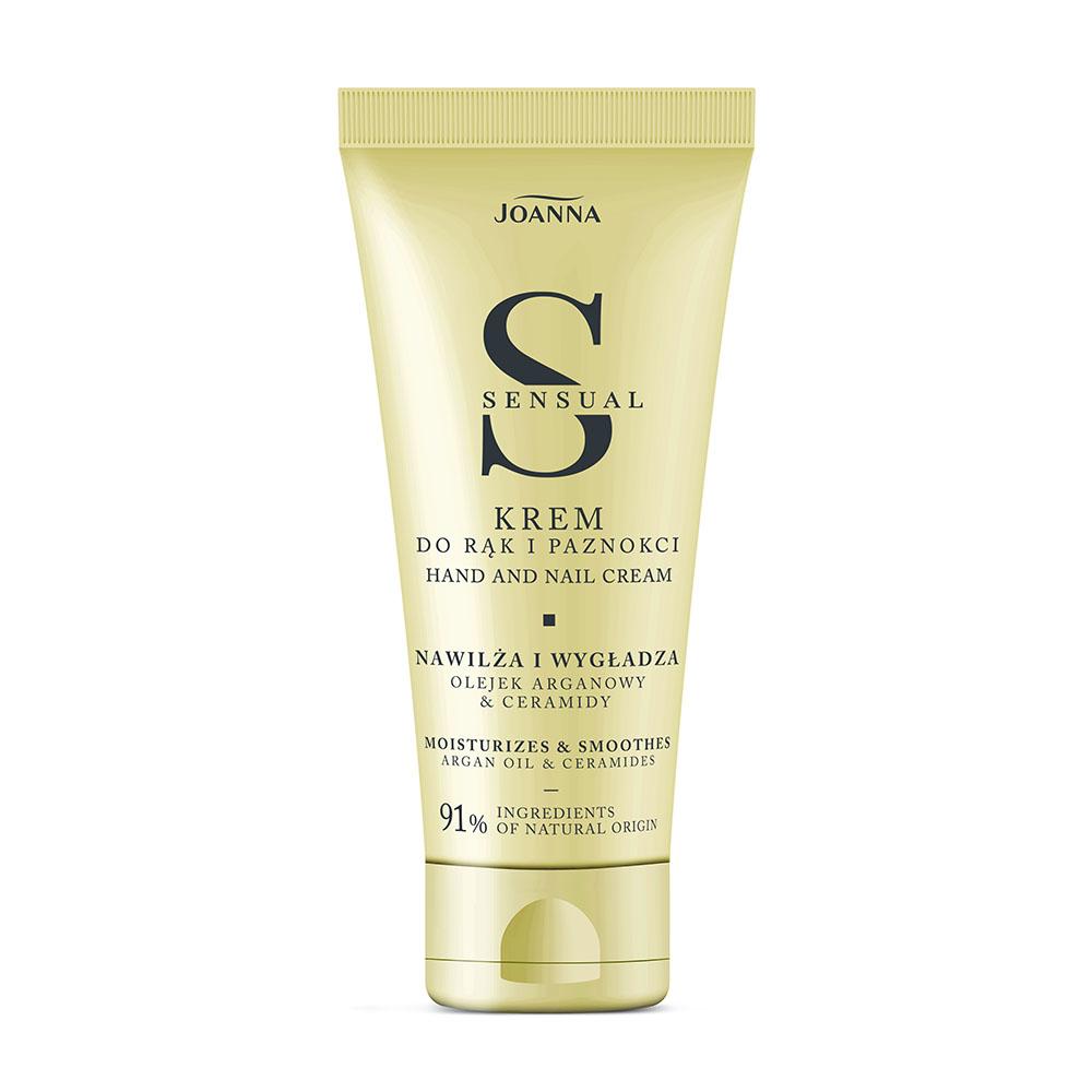 Crema hidratanta pentru maini si unghii cu Ulei de Argan si Ceramide Sensual, Joanna | 100 g