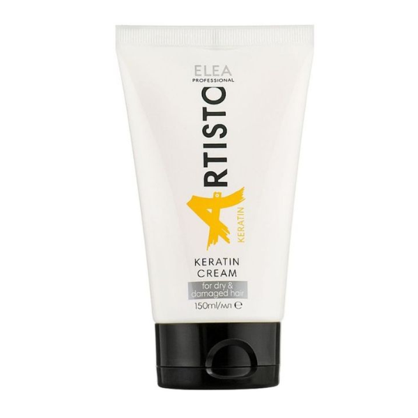 Crema hranitoare cu keratina par uscat si deteriorat, Elea Artisto | 150 ml