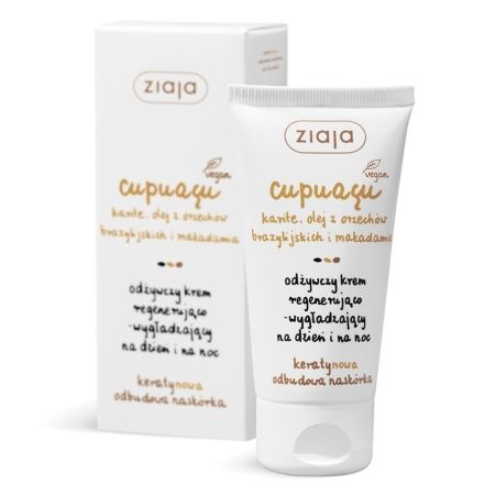 Crema hranitoare de zi si noapte pentru fata, Cupuacu, 50ml, Ziaja