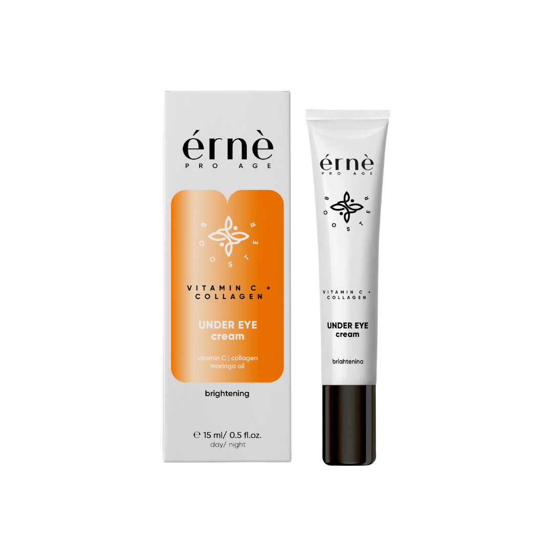 Crema iluminatoare pentru ochi cu Vitamina C si Colagen, 15ml, Erne