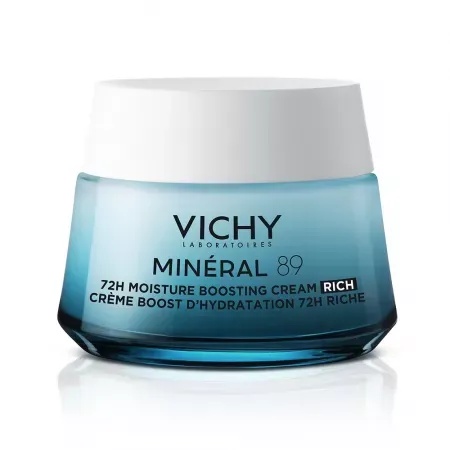 Crema intens hidratanta 72h pentru ten uscat Mineral 89, 50ml, VICHY
