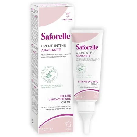 Crema intima calmanta cu brusture si alantoina Saforelle, 40 ml