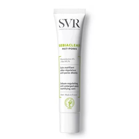 Crema matifianta seboreglatoare Sebiaclear Mat+Pores, 40 ml, SVR