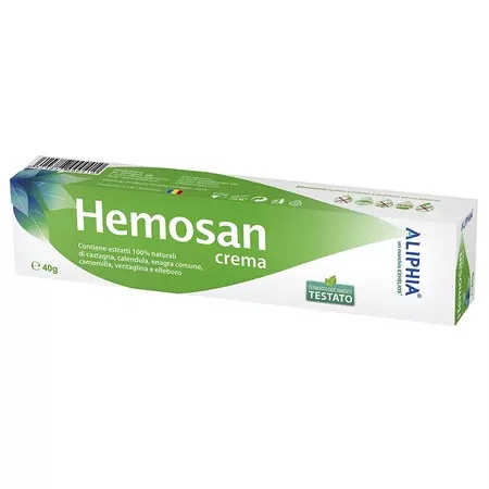 Crema pentru Hemoroizi Hemosan Aliphia, 40 g, Exhelios