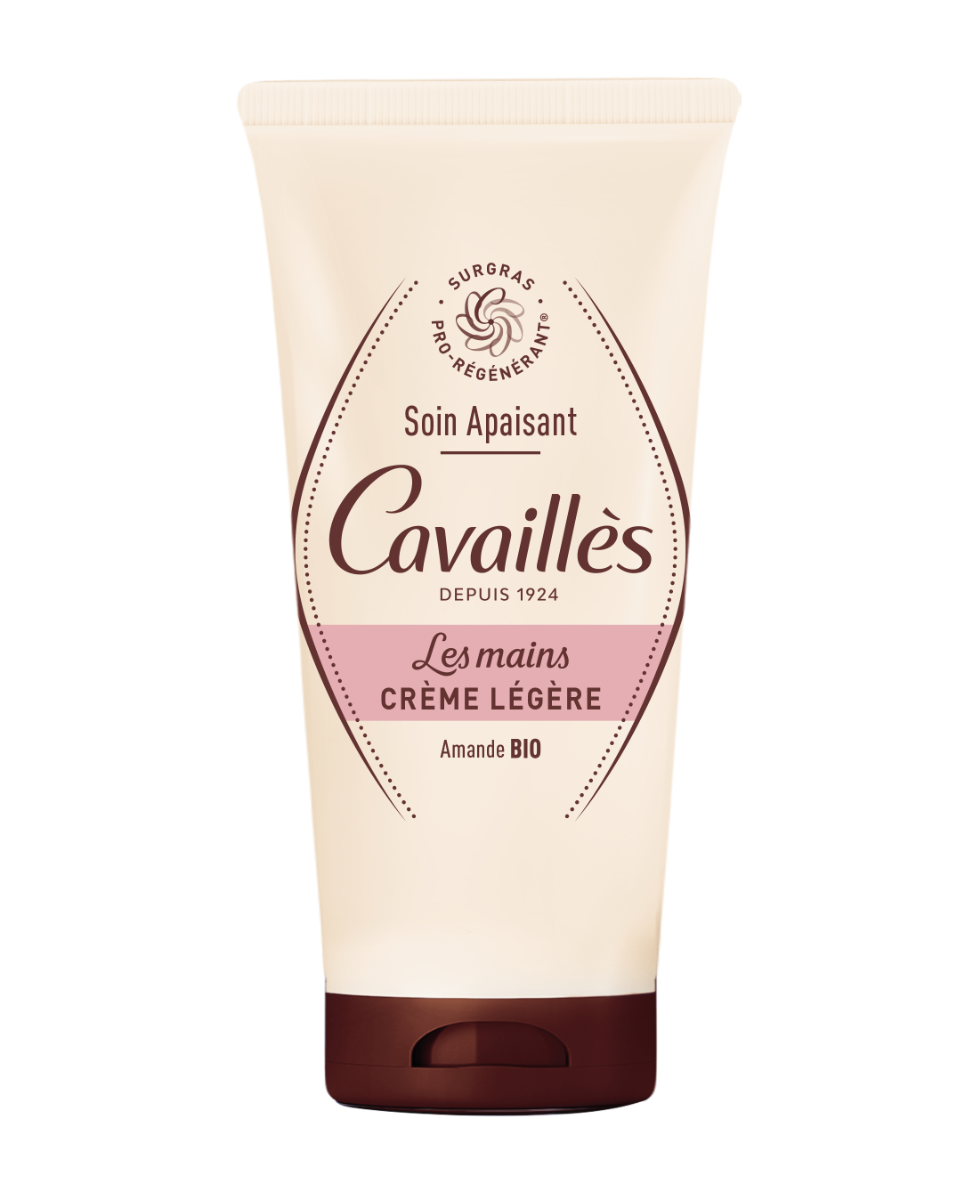 Crema pentru maini lejera cu migdale bio, 50ml, Cavailles