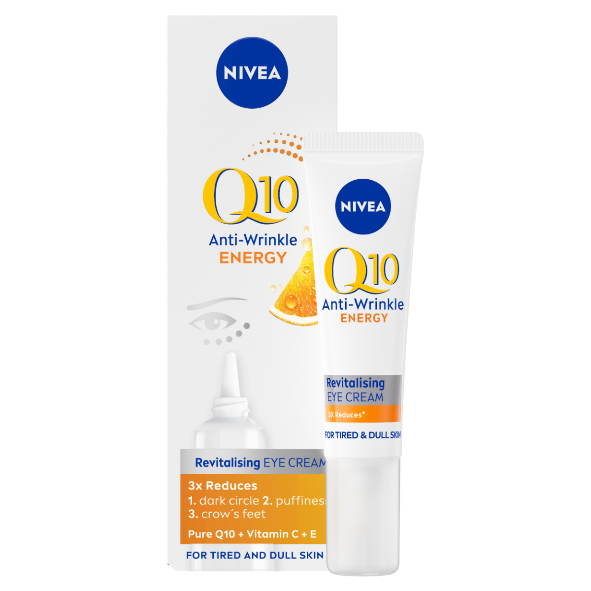 Crema pentru ochi anti-rid Q10 Energy, 15ml, Nivea