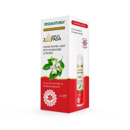 Crema pentru pete pigmentare si pistrui, 45ml, VivaNatura