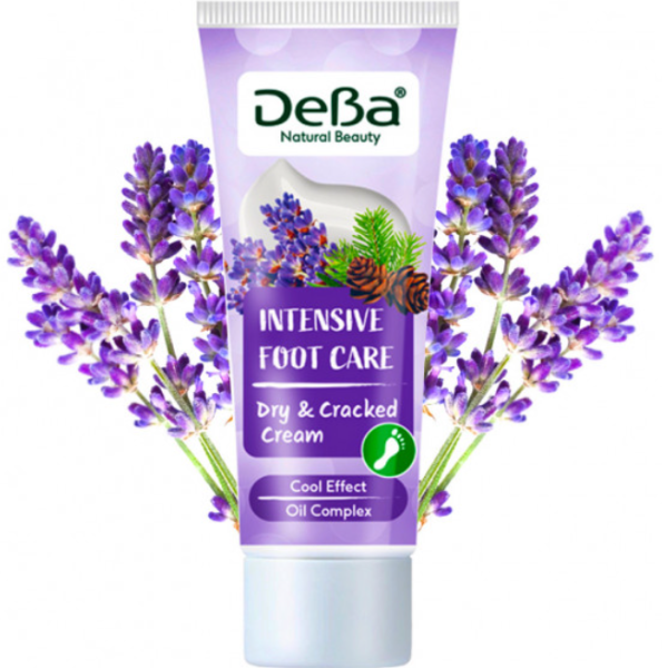 Crema pentru picioare cu efect de racorire DEBA Natural Beauty, Rubella | 75 ml