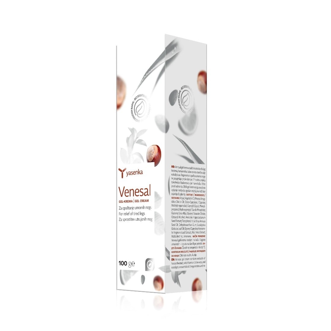 Cremă pentru varice cu extract de castan sălbatic și aloe vera, 100 g - poza 1