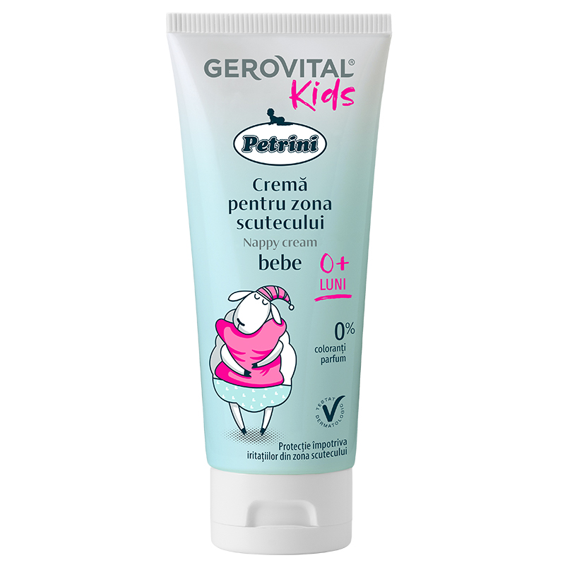 Crema pentru zona scutecului, Gerovital Kids, Farmec | 100 ml