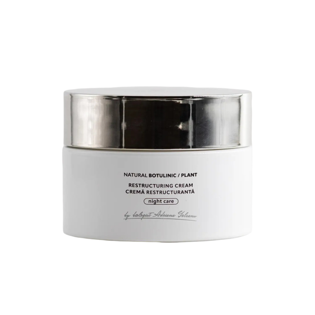 Crema restructuranta pentru fata de noapte Natural Botulinic Plant, 50ml, Lotus Cosmetics