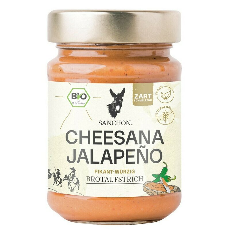 Crema tartinabila cu jalapeno bio 170g Sanchon