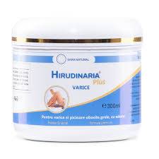 Crema varice Hirudinaria plus cu extract de lipitori, 300 ml, Medicer - poza 1