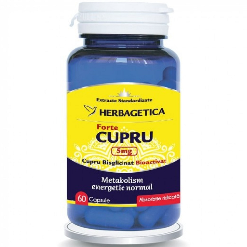 Cupru Forte 5mg 60cps Herbagetica