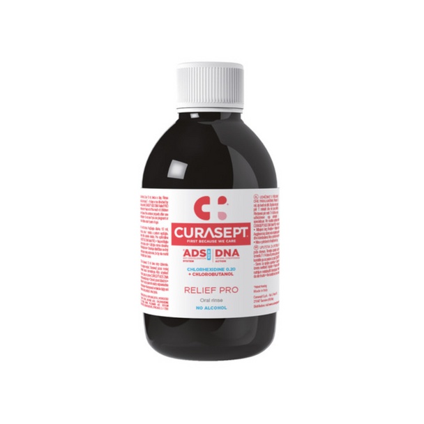 Curasept Relief Pro ADS DNA 0.20% Clorhexidina, 200 ml