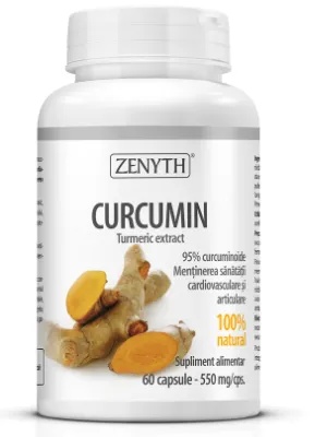 Curcumin 550mg, 60 capsule, Zenyth