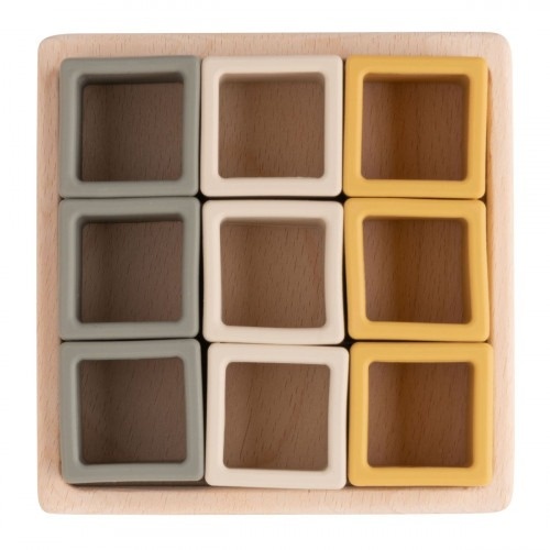 Cutie bloc puzzle cu forme, Earth, +6l, Baby's Only