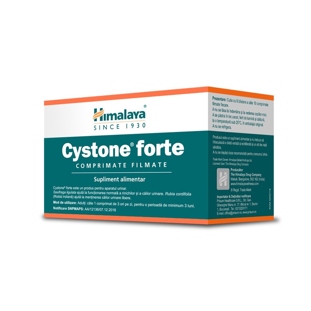 Cystone Forte, 60 comprimate, Himalaya