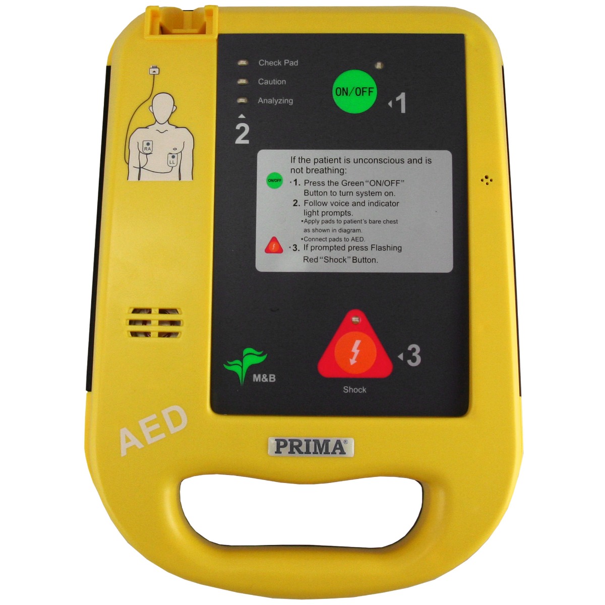 Defibrilator cardiac AED7000, PRIMA, extern, automat, portabil