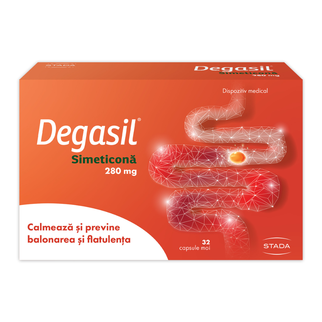 Degasil, 32 capsule moi, Stada