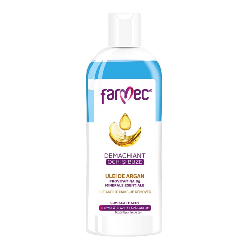 Demachiant ochi si buze cu Argan, 150 ml, Farmec