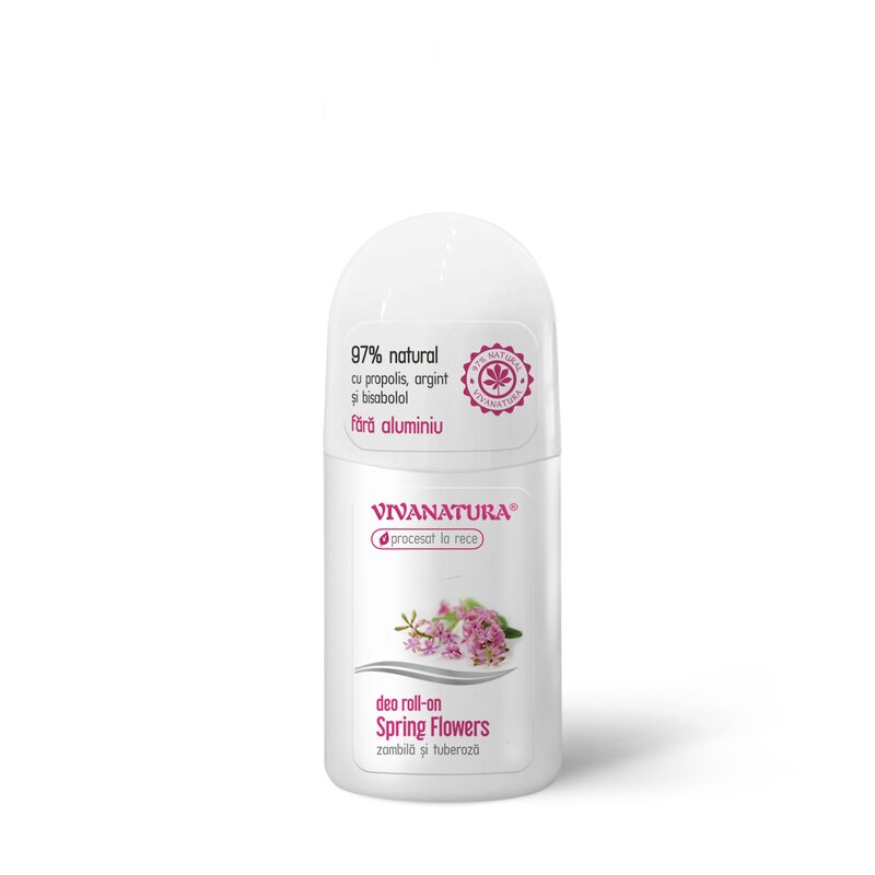 Deo roll-on natural Spring Flowers Zambila si Tuberoza, 50ml – Leonard Radutz Formula