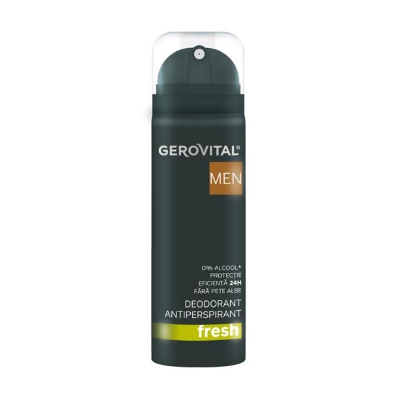 Deodorant antiperspirant Fresh Men, 150 ml, Gerovital