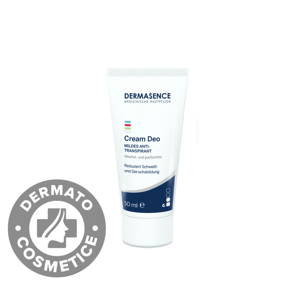 Deodorant crema pentru pielea sensibila din zona axilei si palmelor & talpilor, 50ml, Dermasence