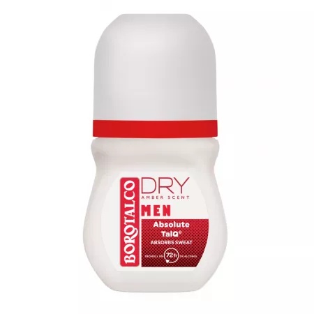 Deodorant roll-on pentru bărbați Amber, 50 ml, Borotalco