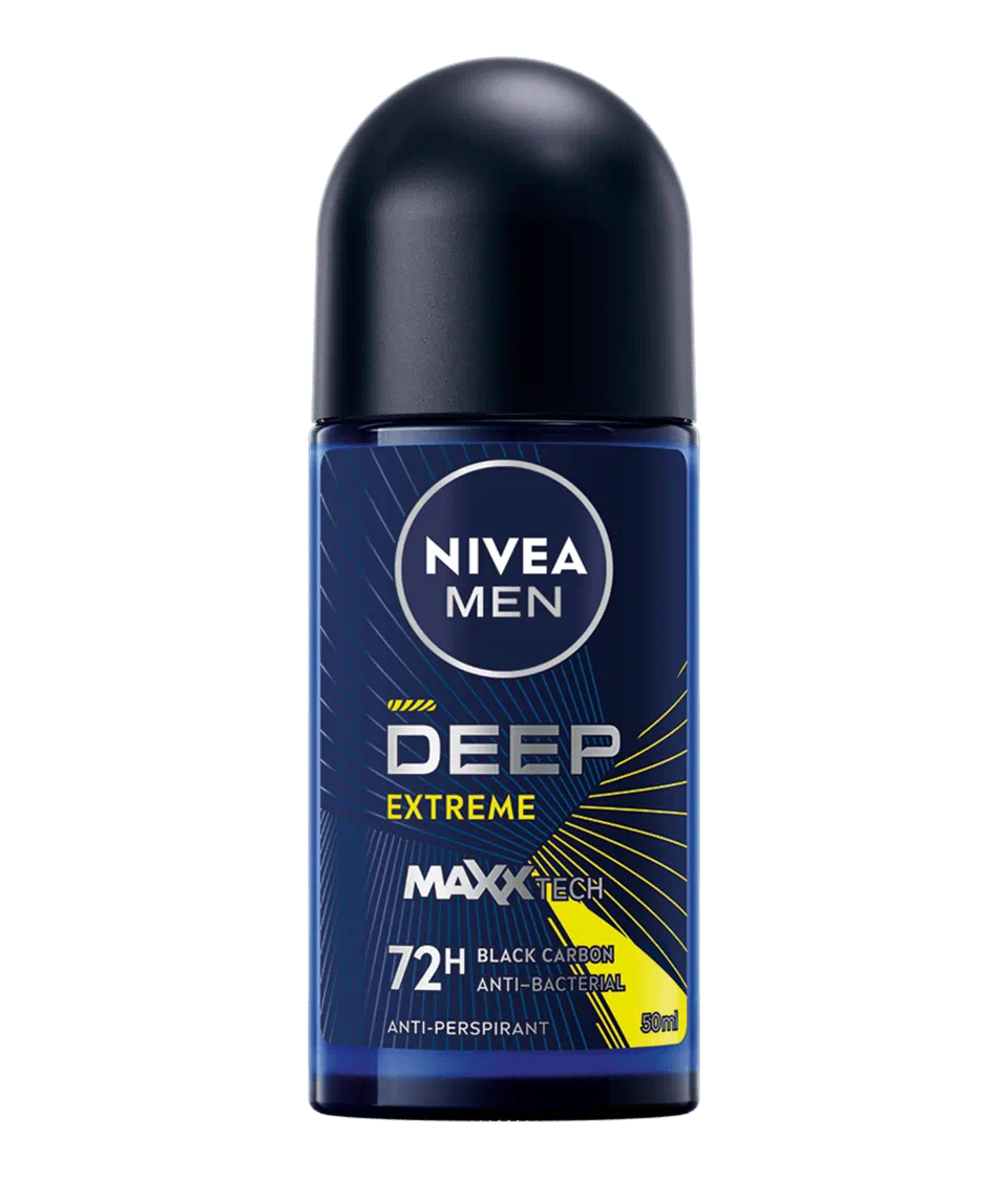 Deodorant roll-on pentru barbati Deep Extreme, 50ml, Nivea