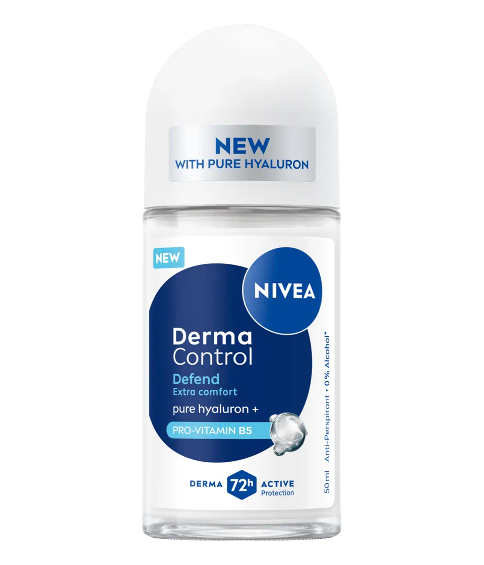 Deodorant roll-on pentru femei Derma Control Defend, 50ml, Nivea