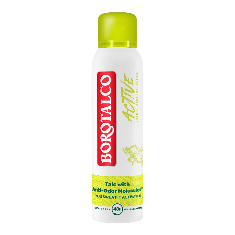 Deodorant spray antiperspirant Active Citrus and Lime, 150 ml, Borotalco