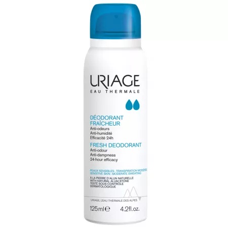 Deodorant spray cu piatra de alaun, 125ml, Uriage